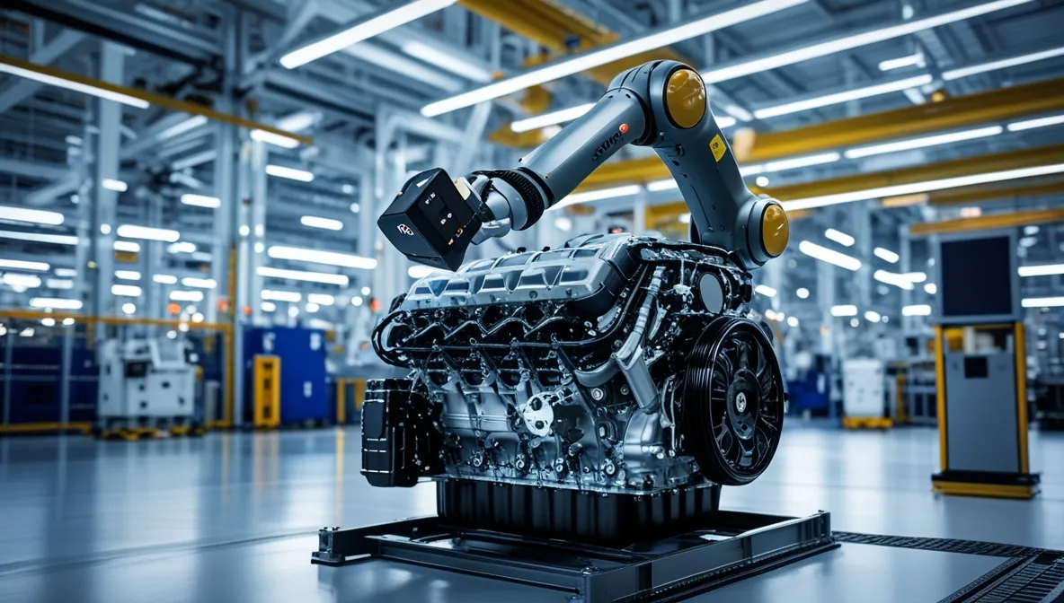 Photo - ‘Robot-Inspector’ Revolutionizes Diesel Engine Production at Russia’s Sollers Plant