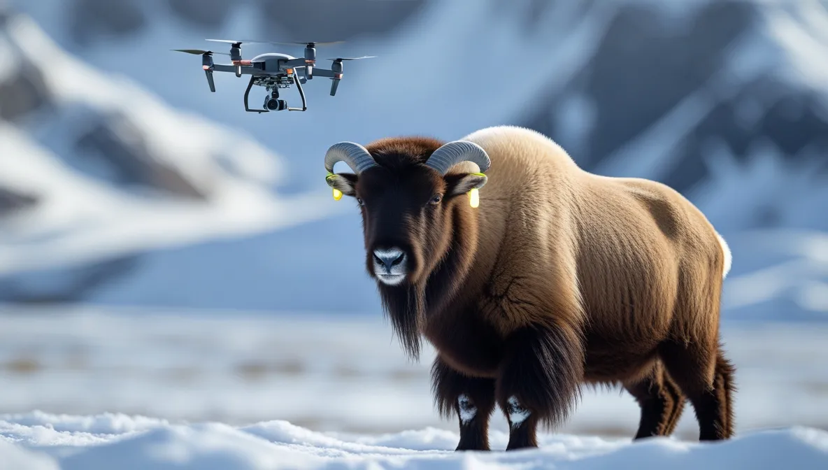 Photo - Digital Passports for Ice Age Survivors: Tracking Musk Oxen in the Yamal Tundra