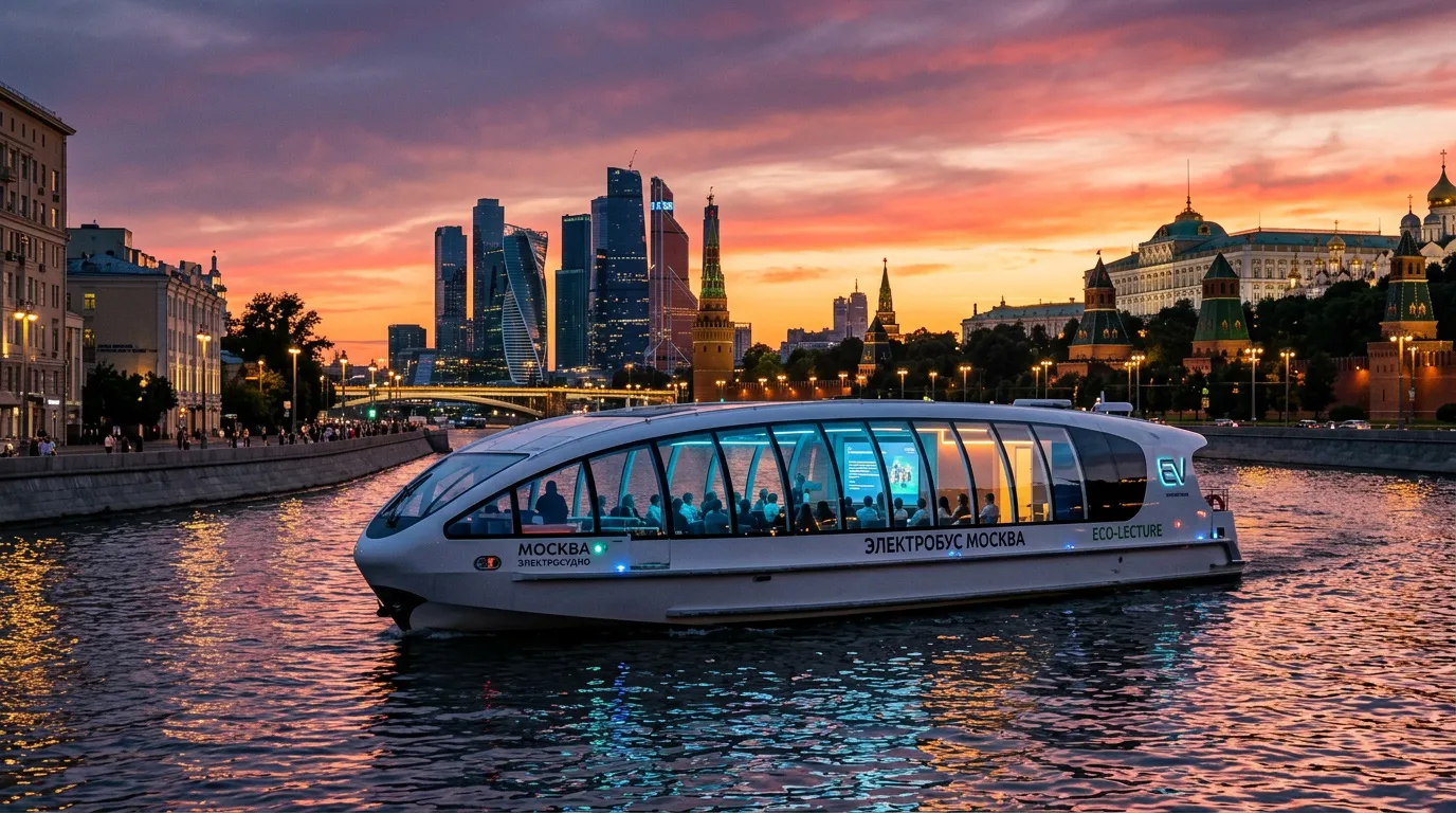 Photo - Moscow River of Knowledge: New Project Turns Electric Ferries Into Floating Learning Hubs