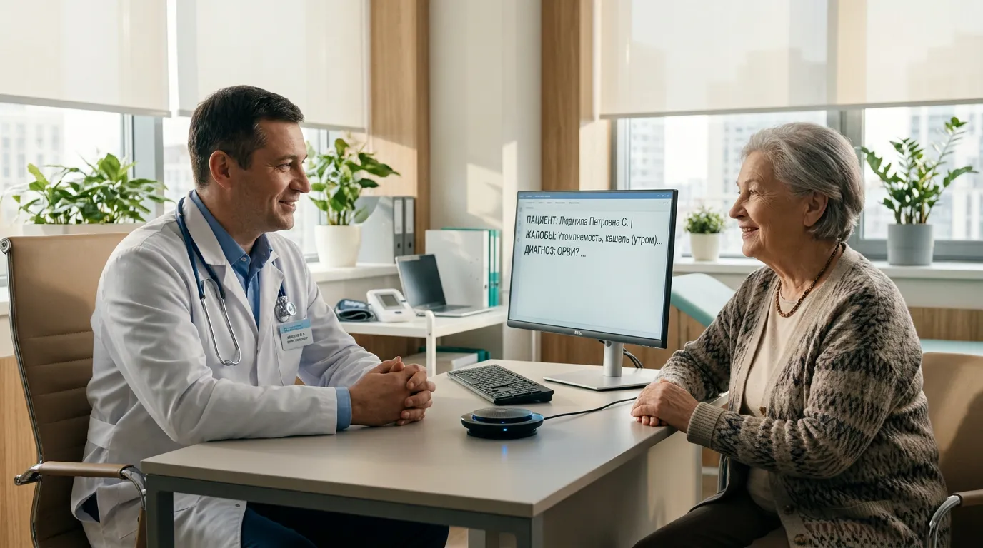 Photo - AI Takes Over Routine Tasks, Voice Assistant Frees Up Doctors for Patients