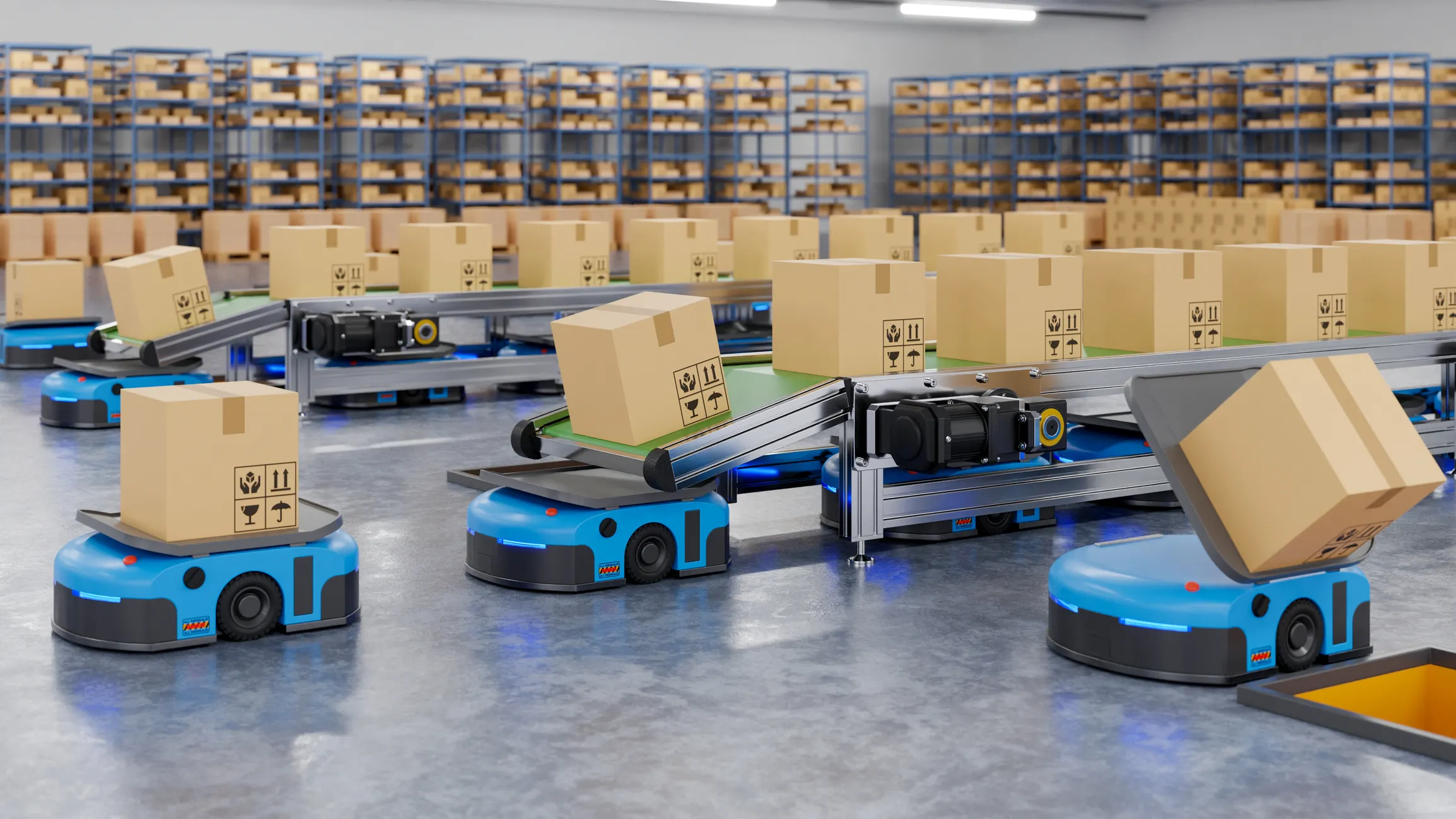 Russia Begins Mass Production of Logistics Robots