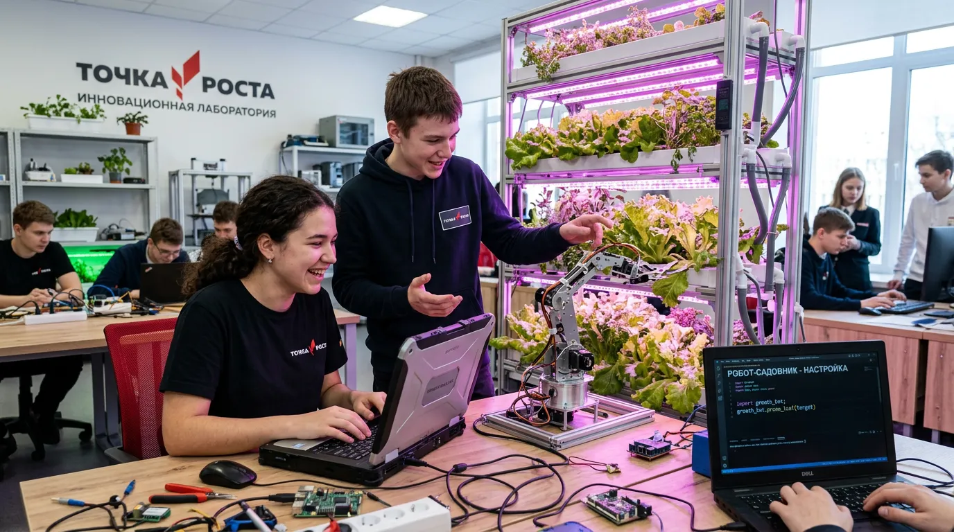 Photo - Students Grow Mushrooms and Microgreens as Tver Region Expands Agritech Education