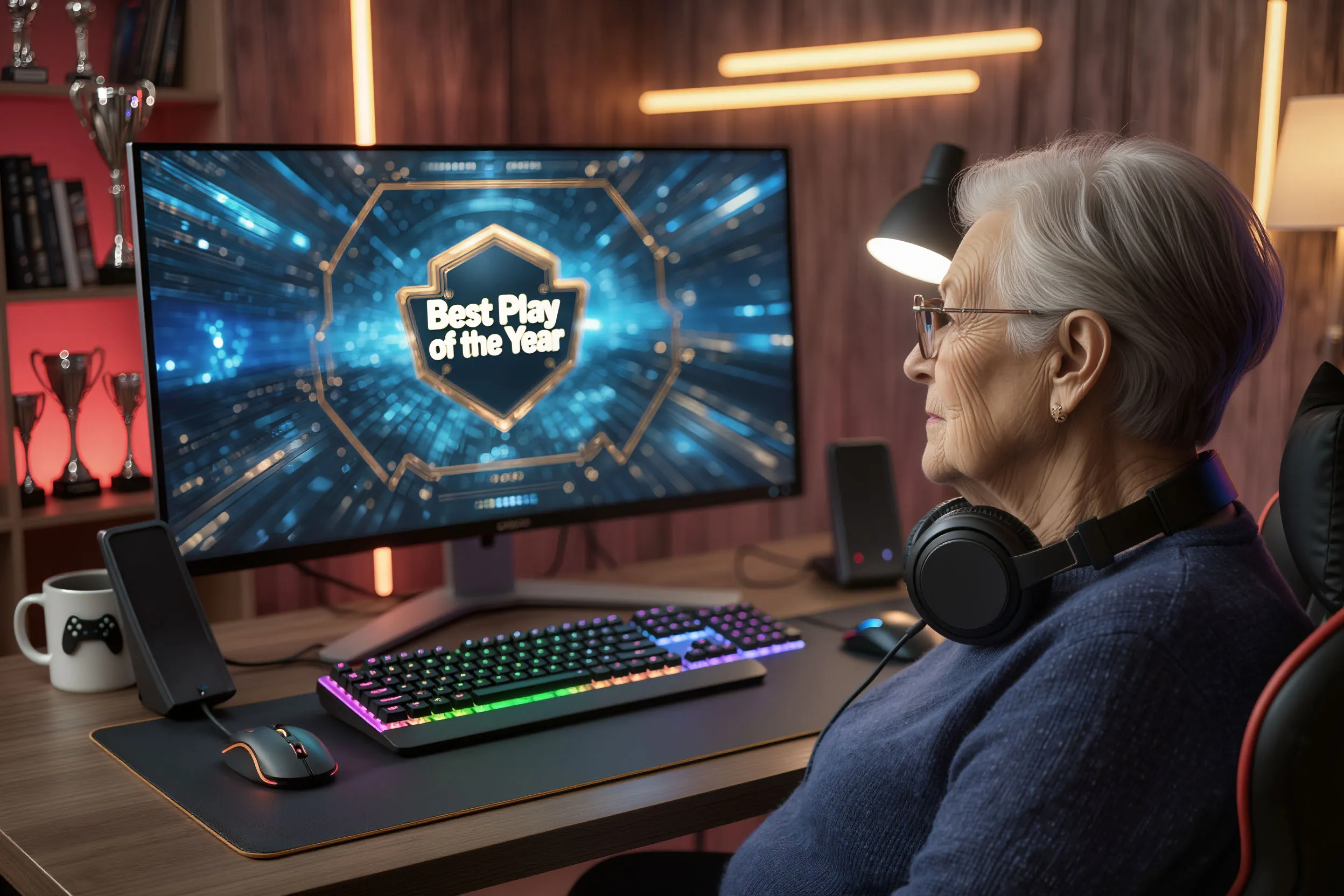 Photo - Esports Has No Age Limit: A 77-Year-Old Russian Streamer Wins an International Gaming Award