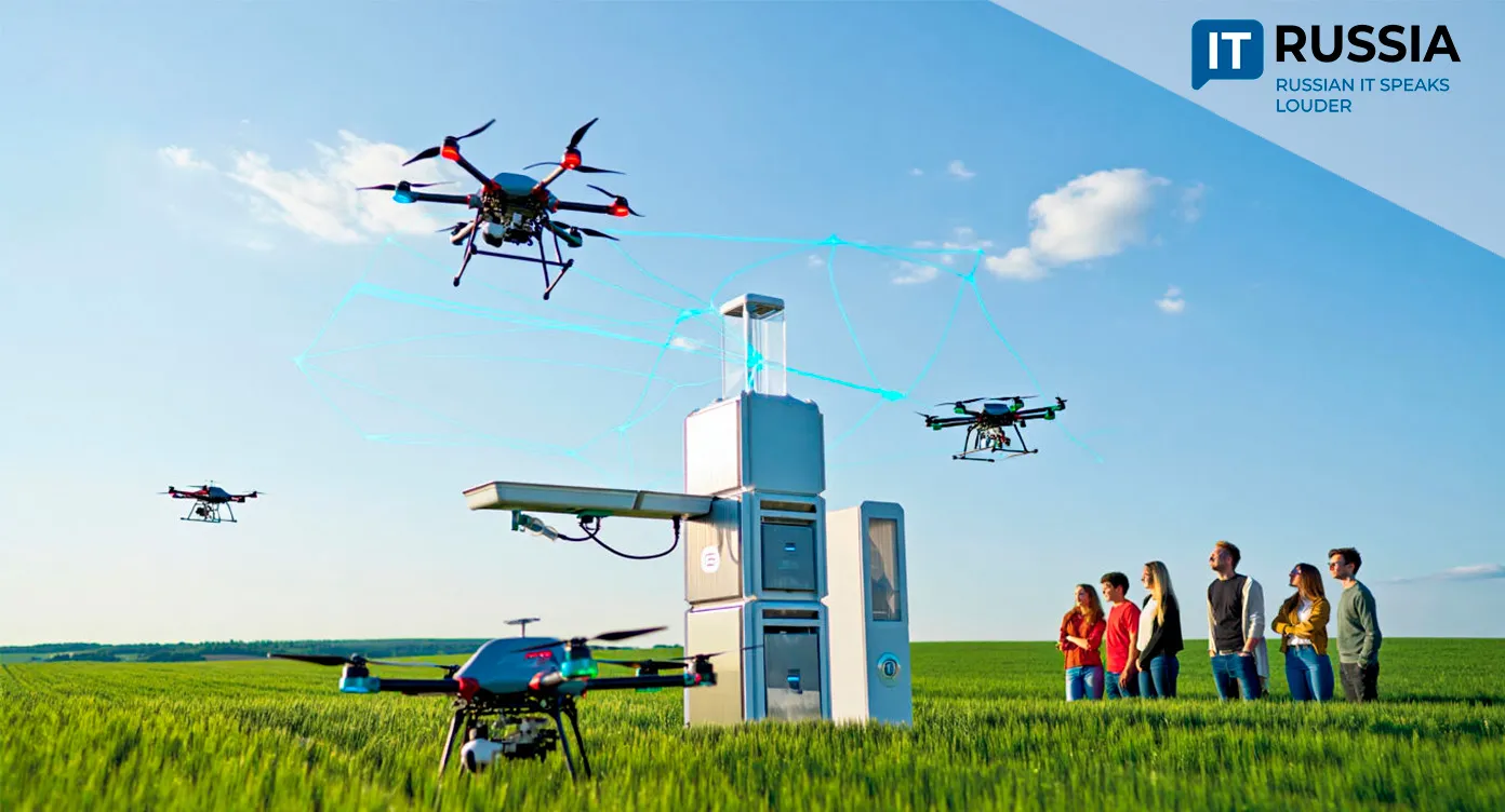 Российские студенты создали «заправку будущего» для агродронов