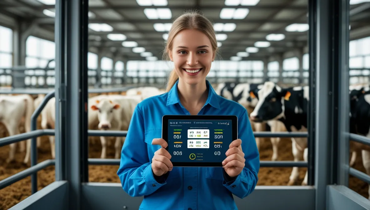 Photo - Digital Dairy: Cows Learn to Work with Robots
