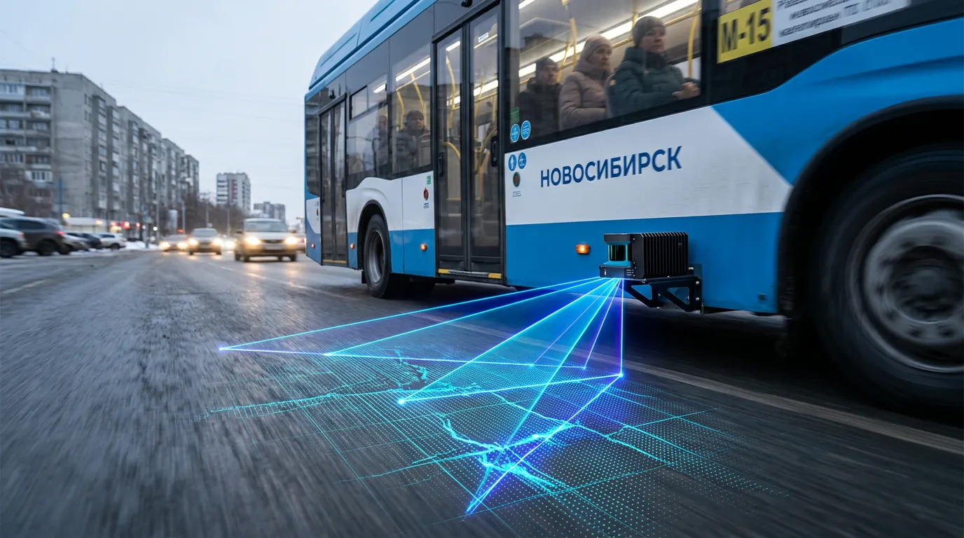 Photo - Novosibirsk Buses Will Become Smart Road Inspectors