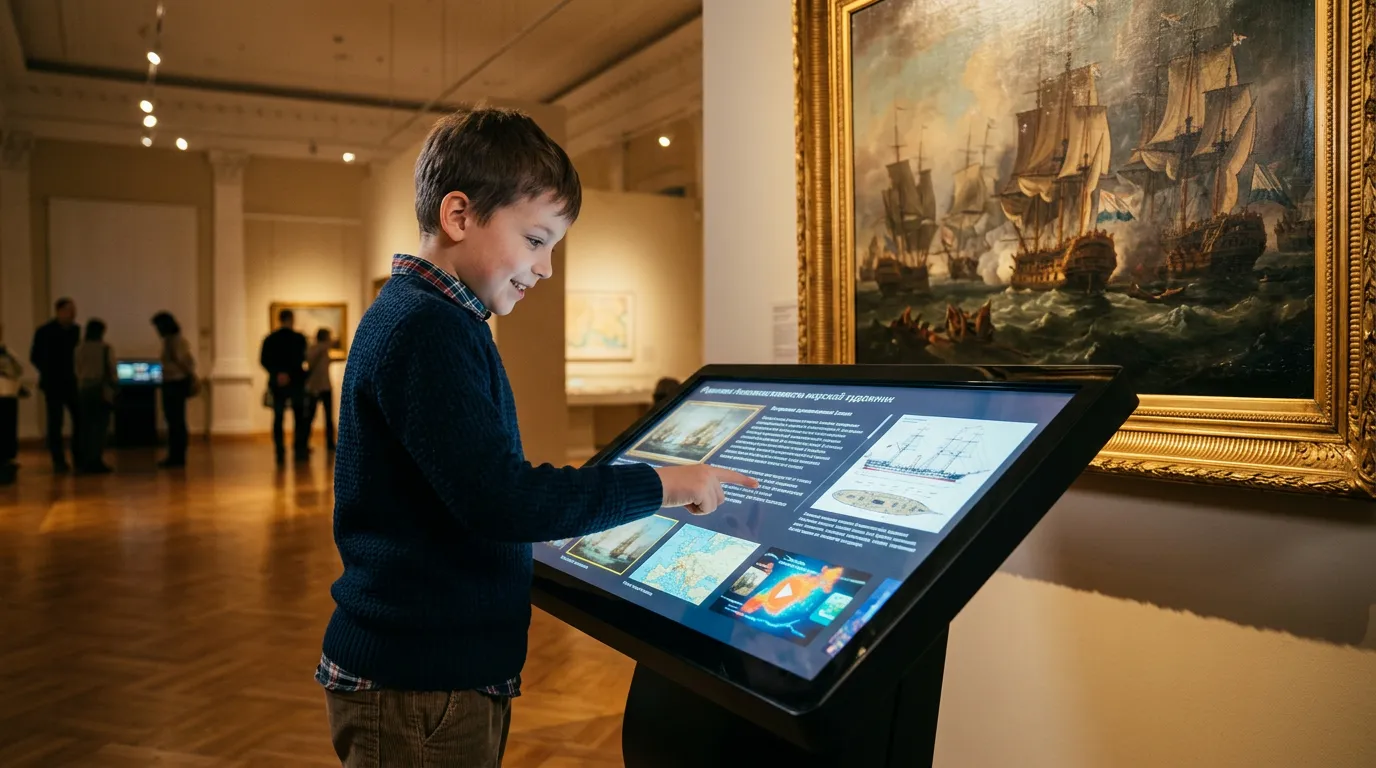Photo - Interactive Displays Let Visitors Build a Personal Dialogue With Art