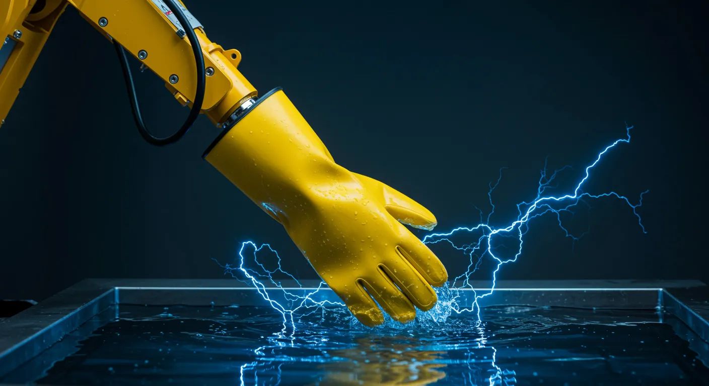 Photo - На Соликамском заводе запустили умную установку для проверки диэлектрических перчаток