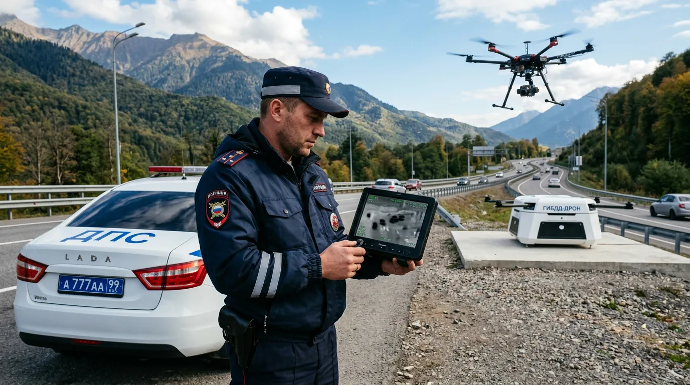 Photo - The “Flying Eye” Over Russian Roads
