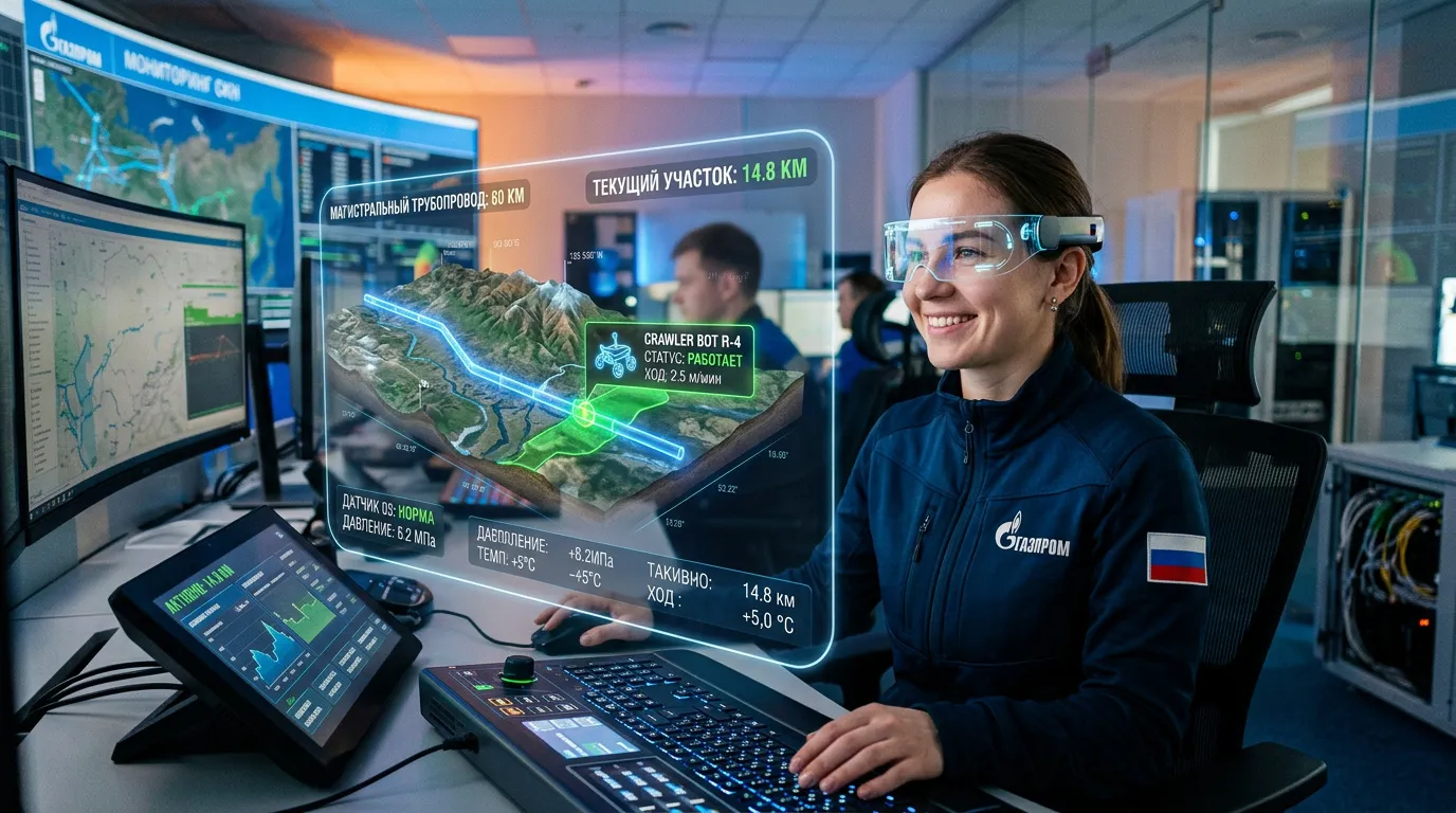 Photo - Northern Defectoscope: St. Petersburg Engineers Develop Robotic Diagnostic System for Gas Trunklines