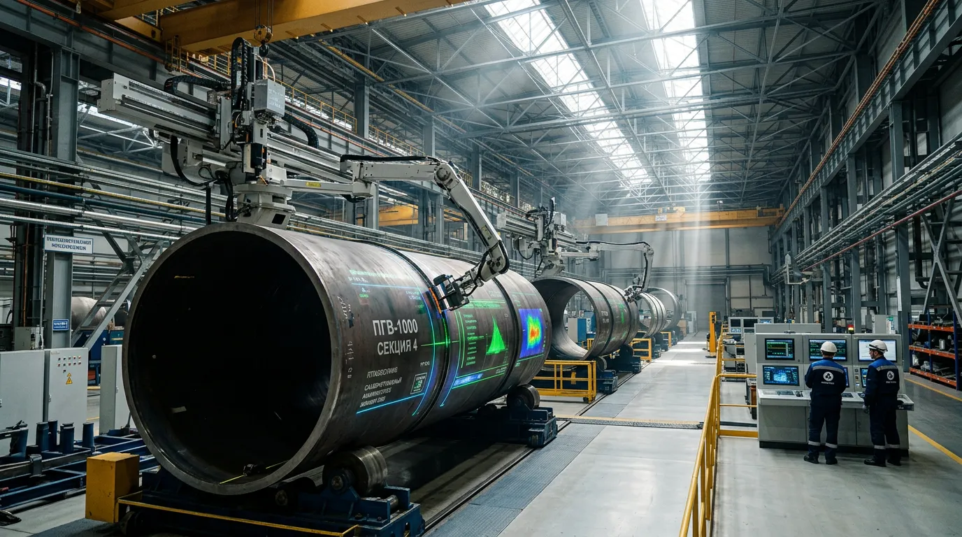 Photo - Atommash Plant Robotizes Reactor Weld Inspection