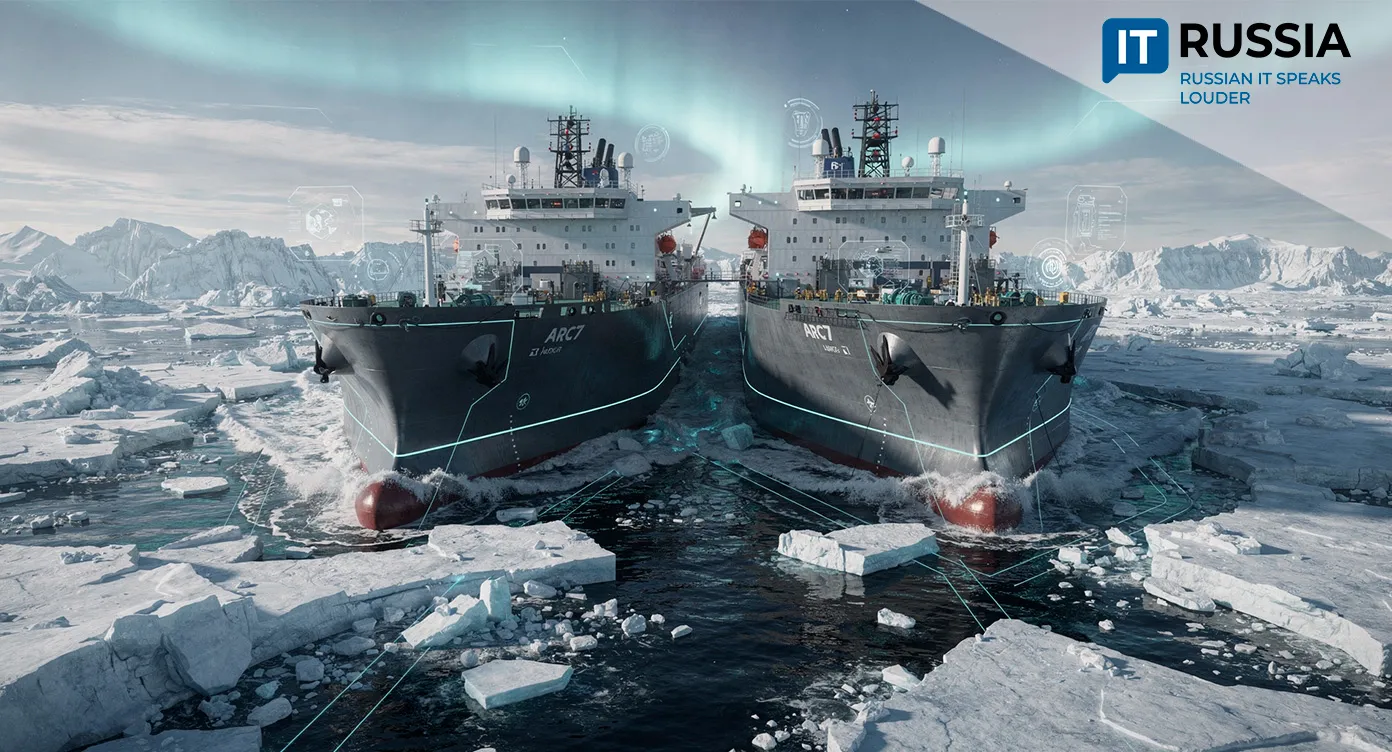 Russia’s Siberia Nuclear Icebreaker Conducts Close-Coupled Escort of an Arc7 Vessel for the First Time