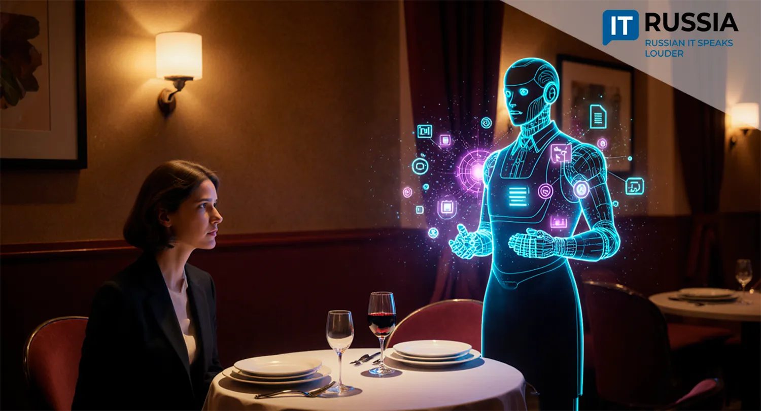 The Art of Wordless Service: Russia Unveils Its First Digital Waiter Assistant