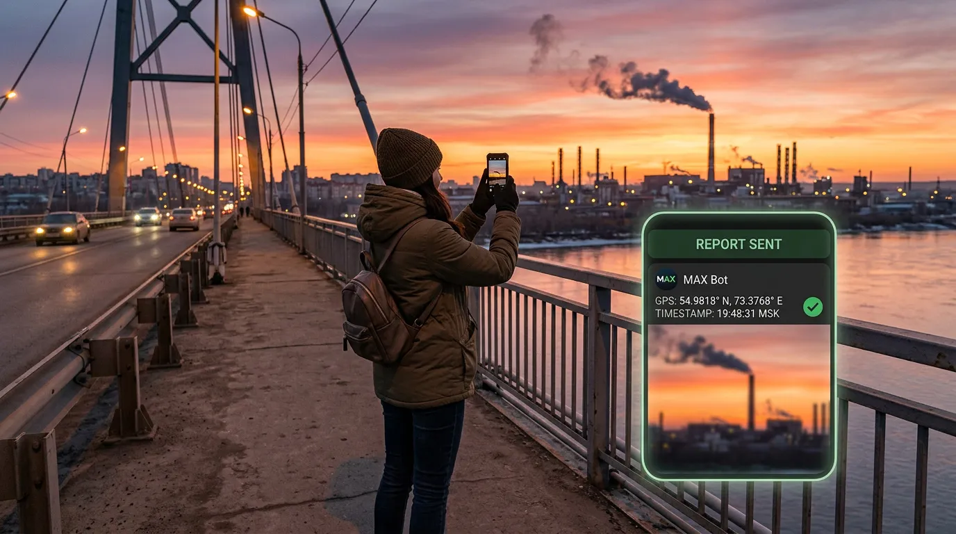 Photo - Omsk Residents Can Now Report Environmental Violations via MAX Messenger
