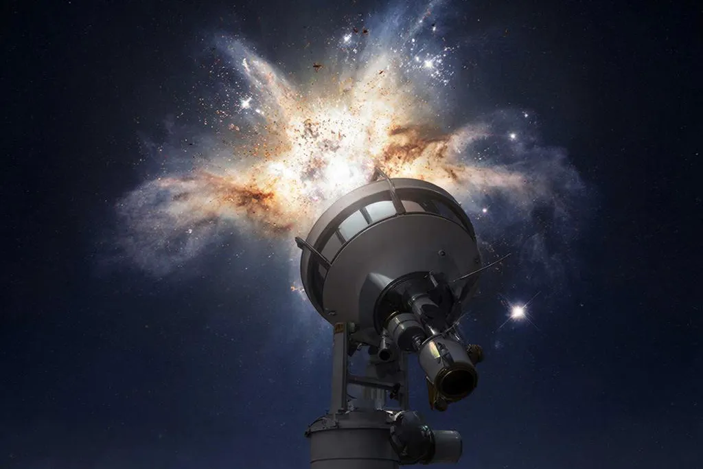 Russian Robotic Telescope Becomes the First to See the Light of a Cosmic Catastrophe