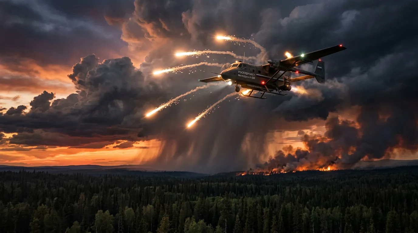 Photo - Drones Set to Bring Rain to Fight Wildfires in Russia