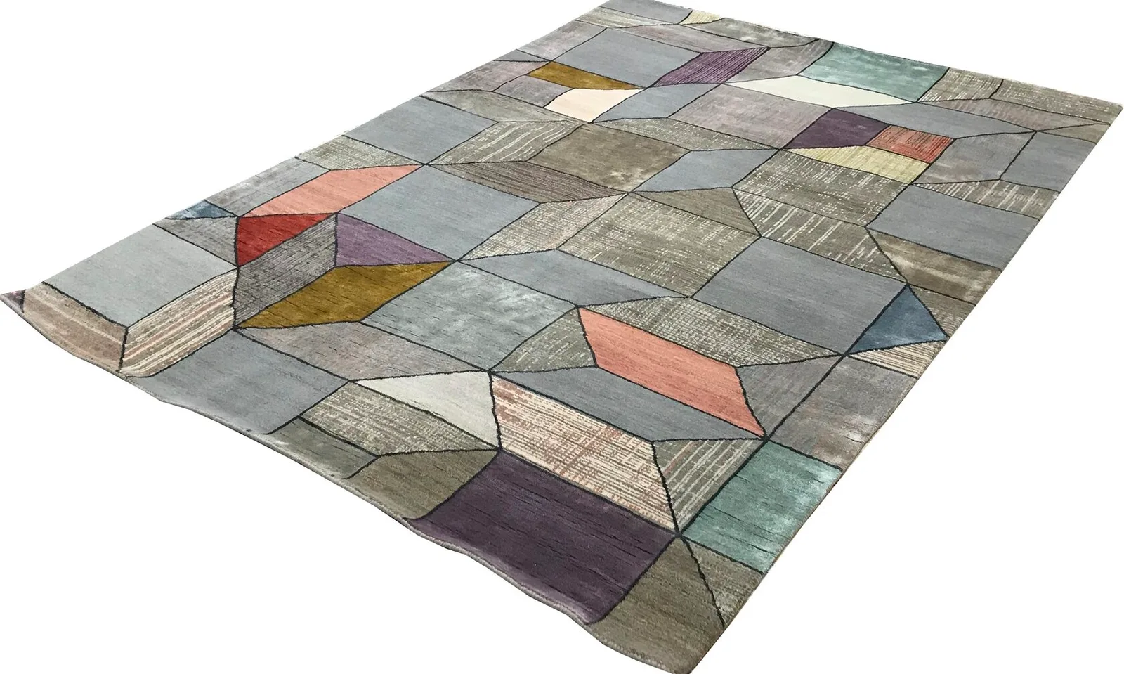 Ковер ручной работы Square Geometry
