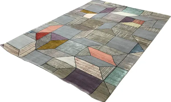 Ковер ручной работы Square Geometry