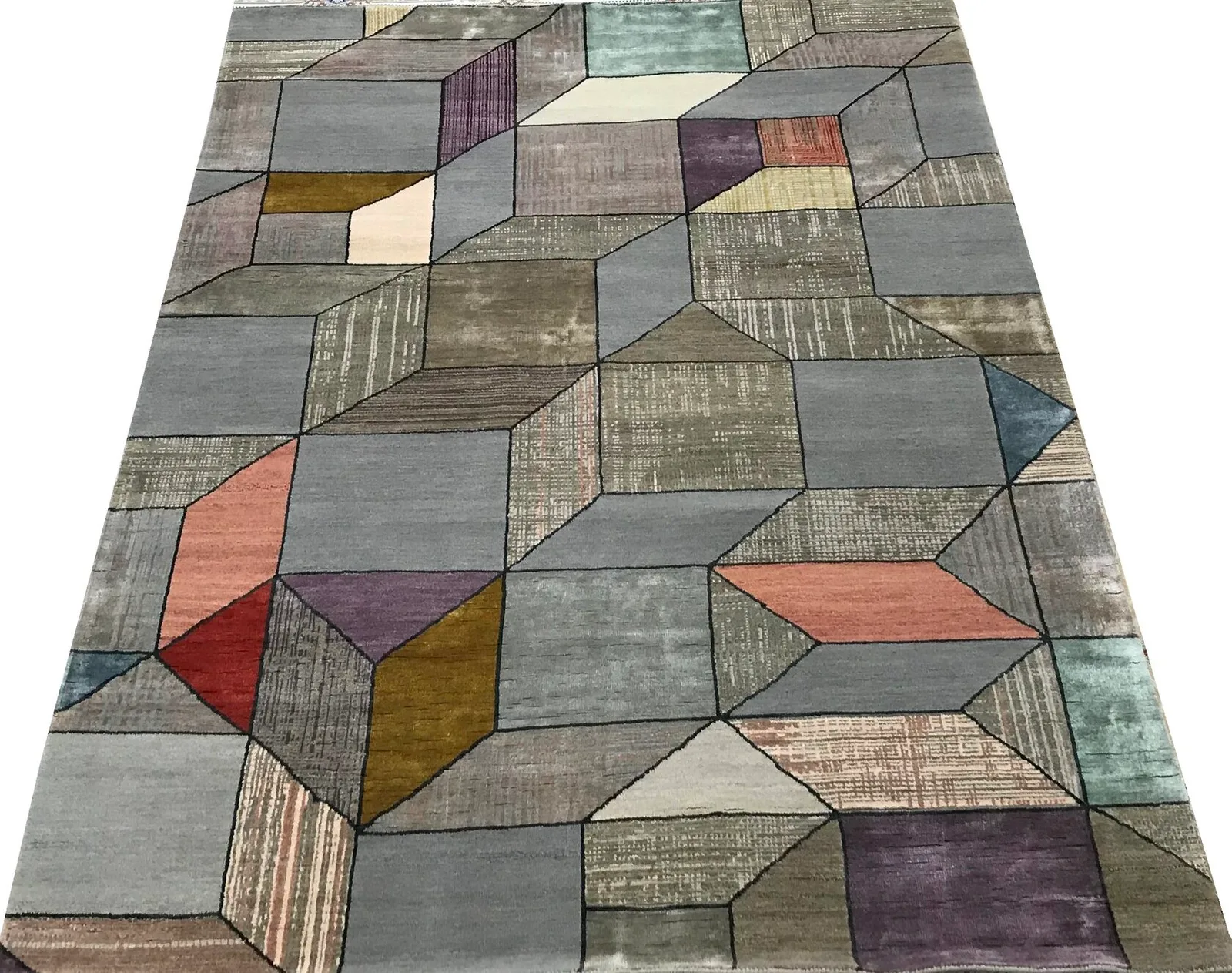 Ковер ручной работы Square Geometry