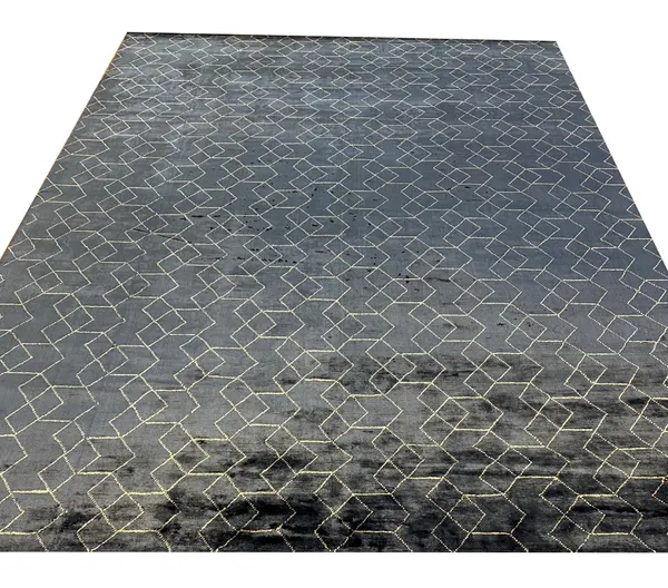 Ковер ручной работы Viscose Geometry
