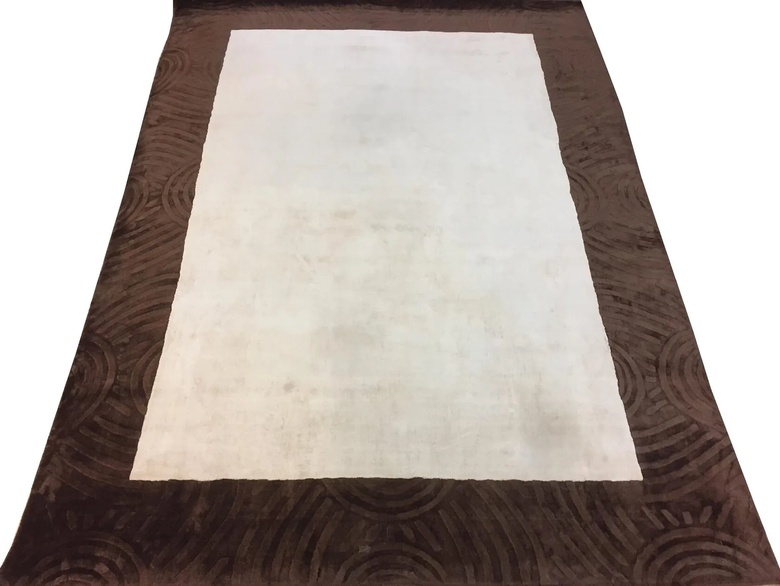 Ковер ручной работы Carving WhiteBrown
