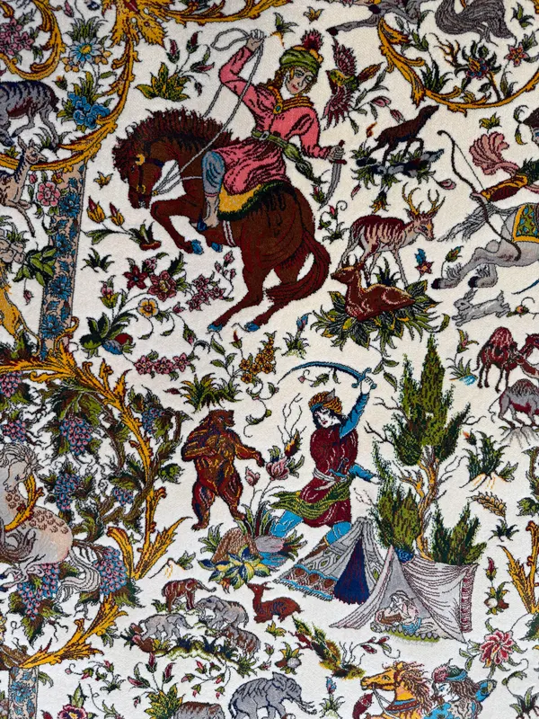 Ковер машинной работы Hunting