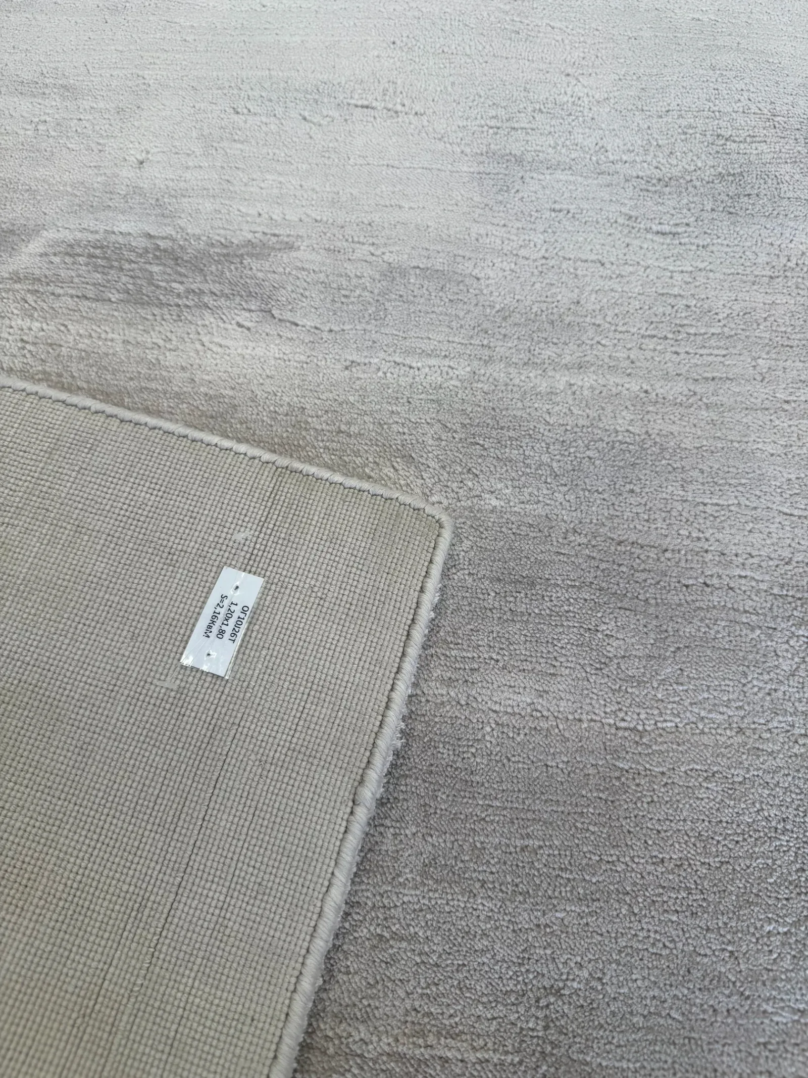 Ковер ручной работы Grey Tencel