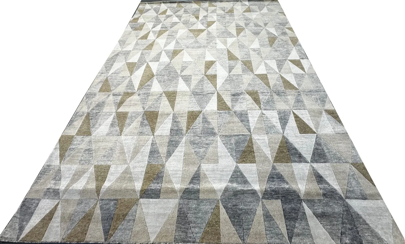 Ковер ручной работы Lightweave Triangles