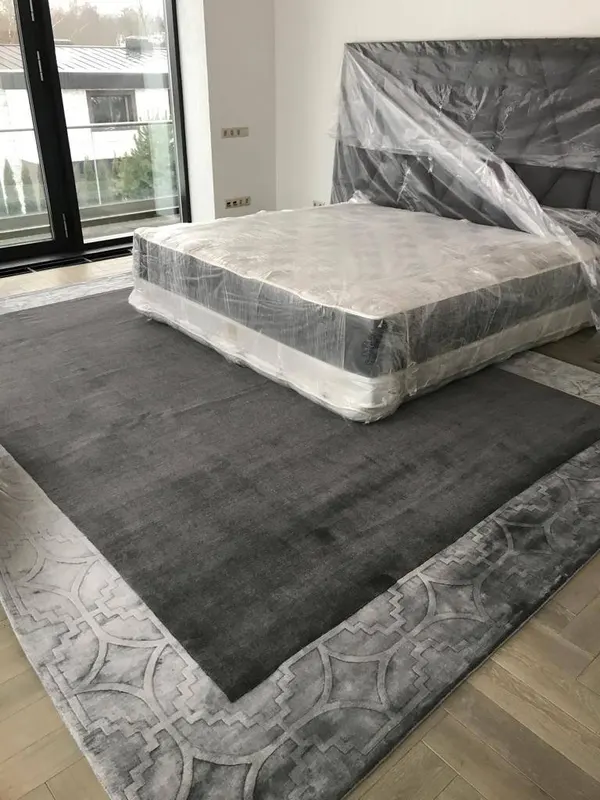Ковер ручной работы Graphite Grey