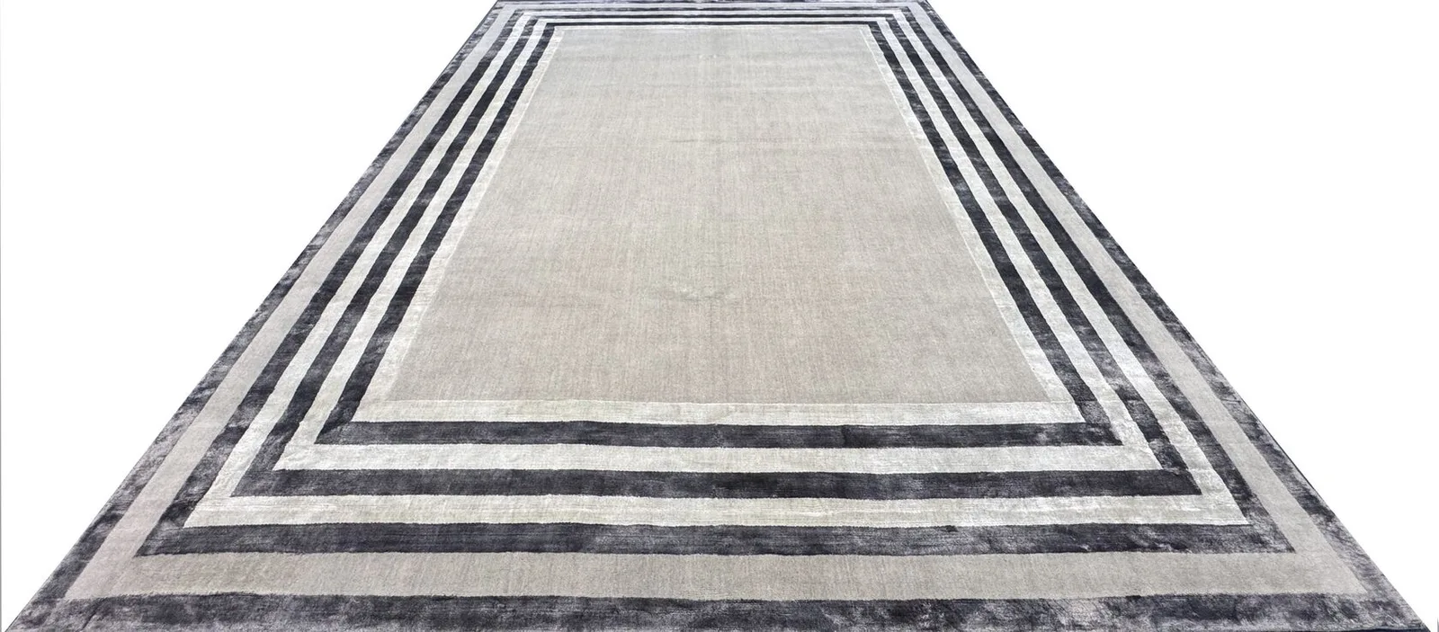 Ковер ручной работы Grey Border