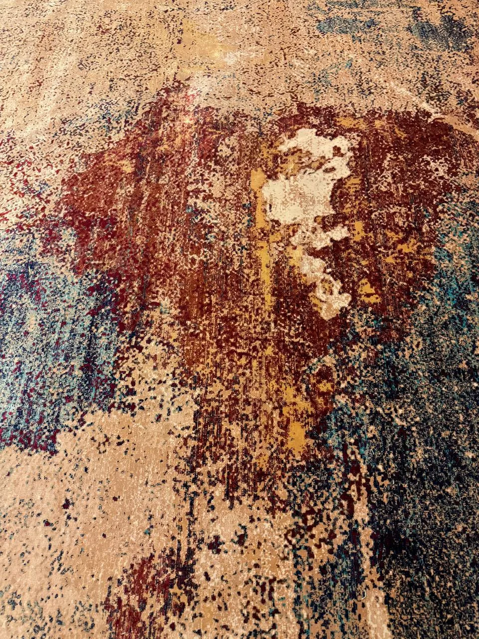 Ковер машинной работы с ручной обработкой Rainbow Rug