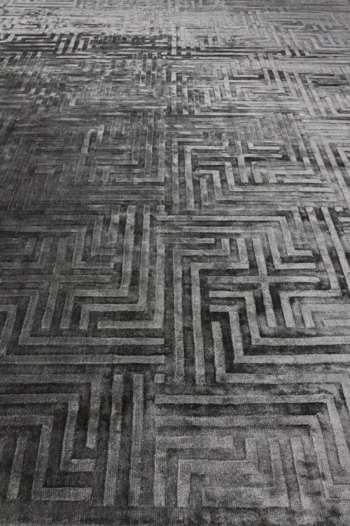 Ковер ручной работы Viscose Geometry