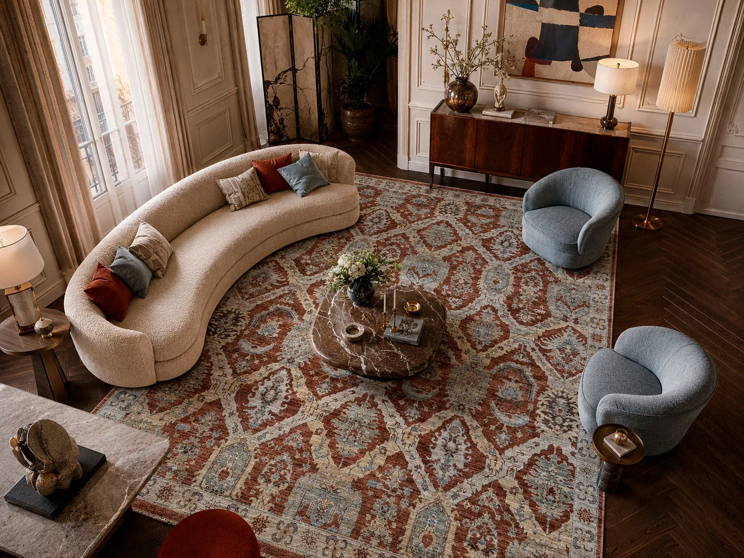 Ковер ручной работы Timeless Elegance