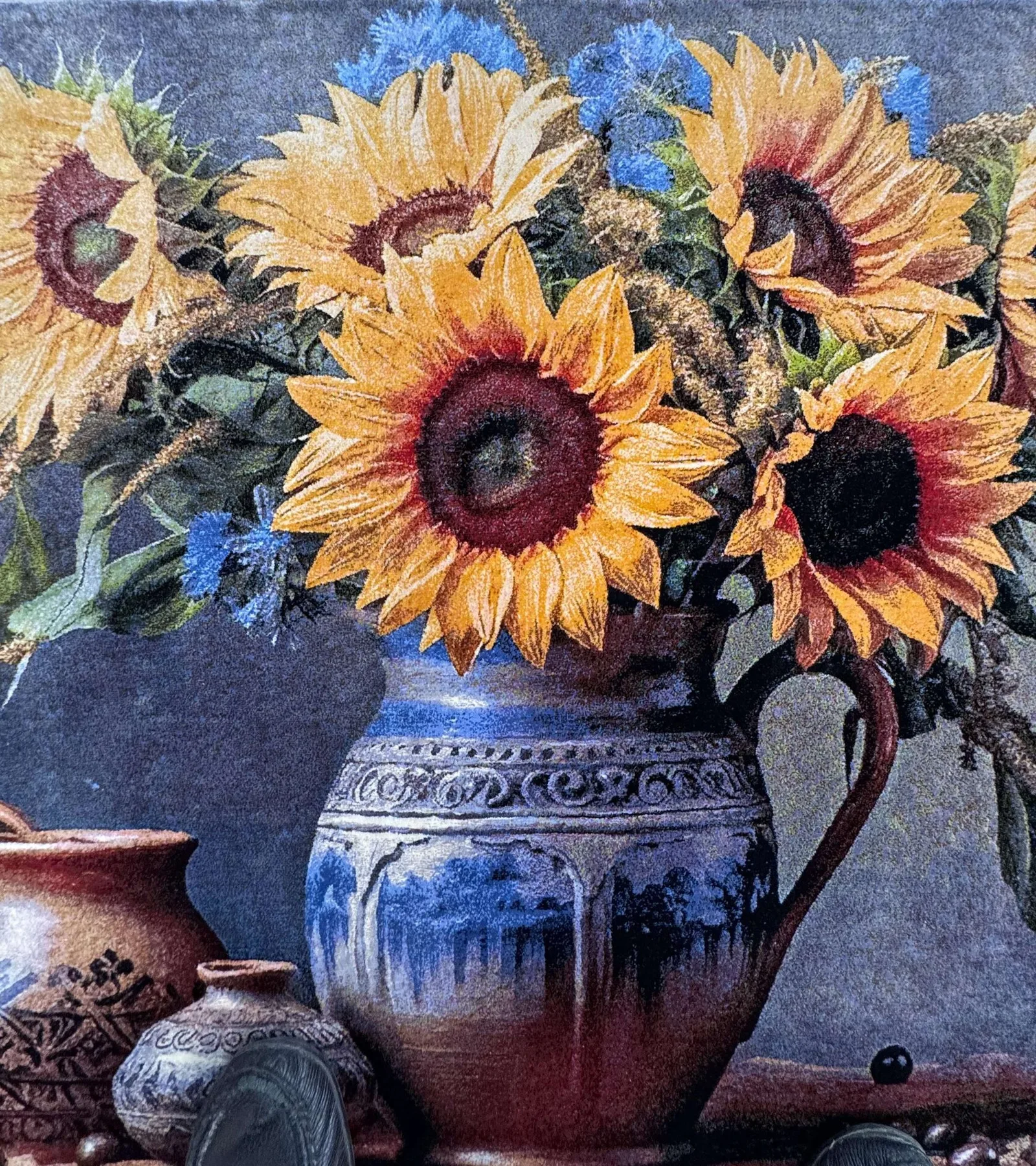 Ковер машинной работы Sunny Vase