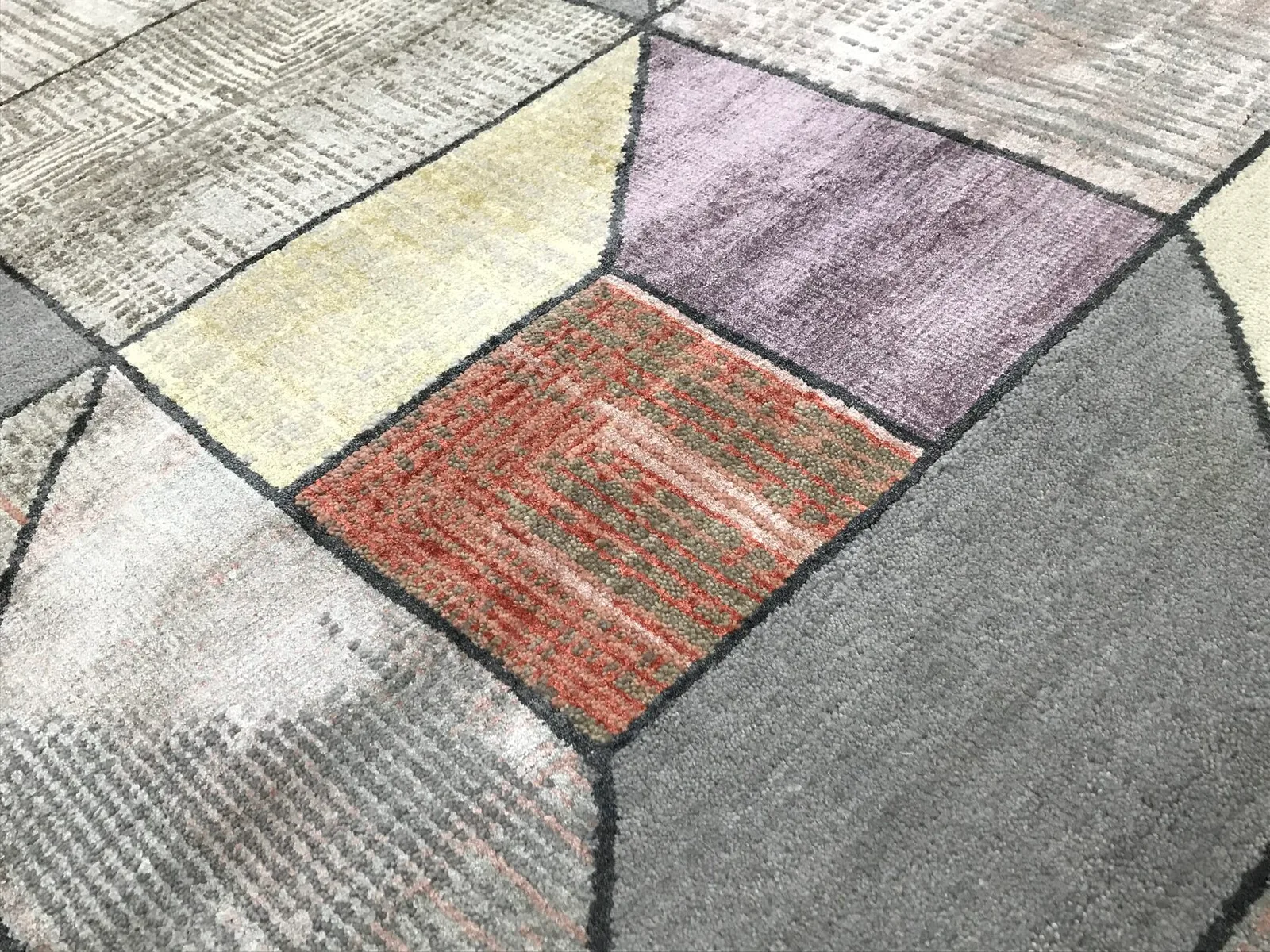 Ковер ручной работы Square Geometry