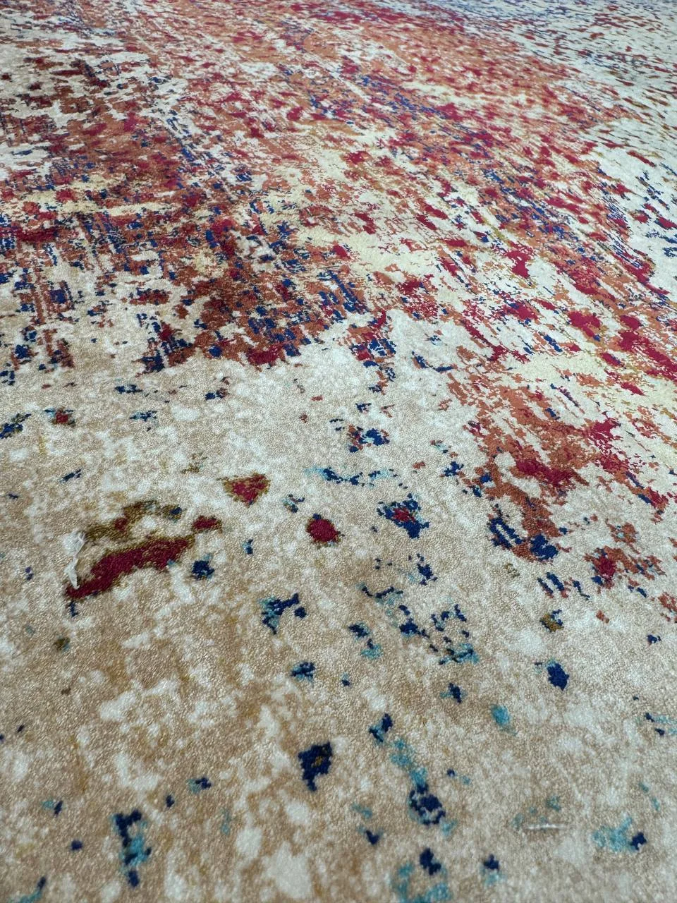Ковер машинной работы с ручной обработкой Rainbow Rug