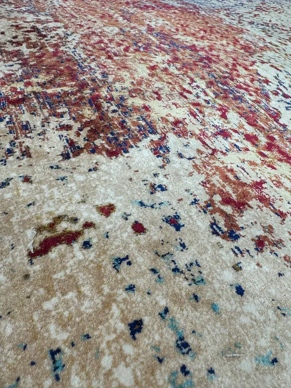 Ковер машинной работы с ручной обработкой Rainbow Rug