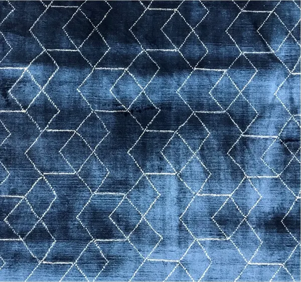 Ковер ручной работы Viscose Geometry