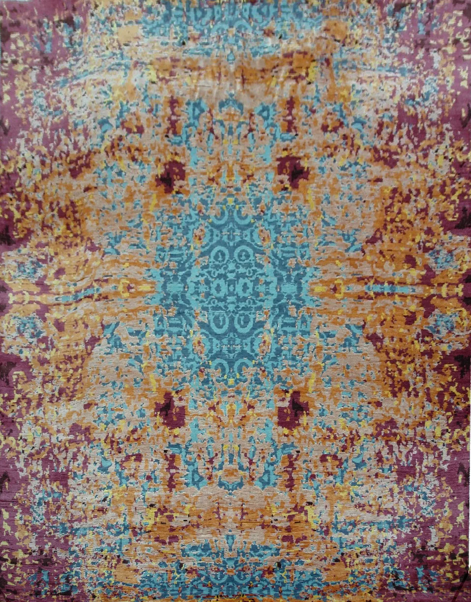 Ковер ручной работы Viscose Modern