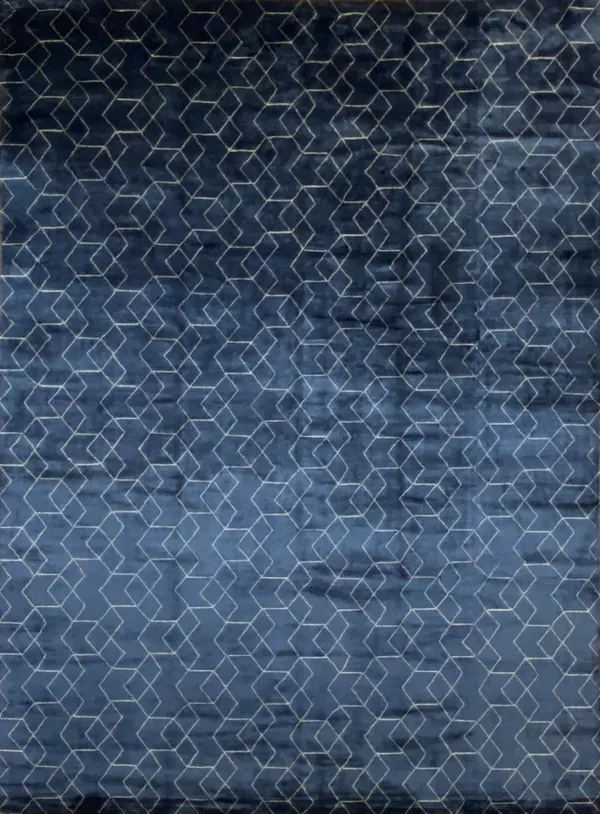 Ковер ручной работы Viscose Geometry