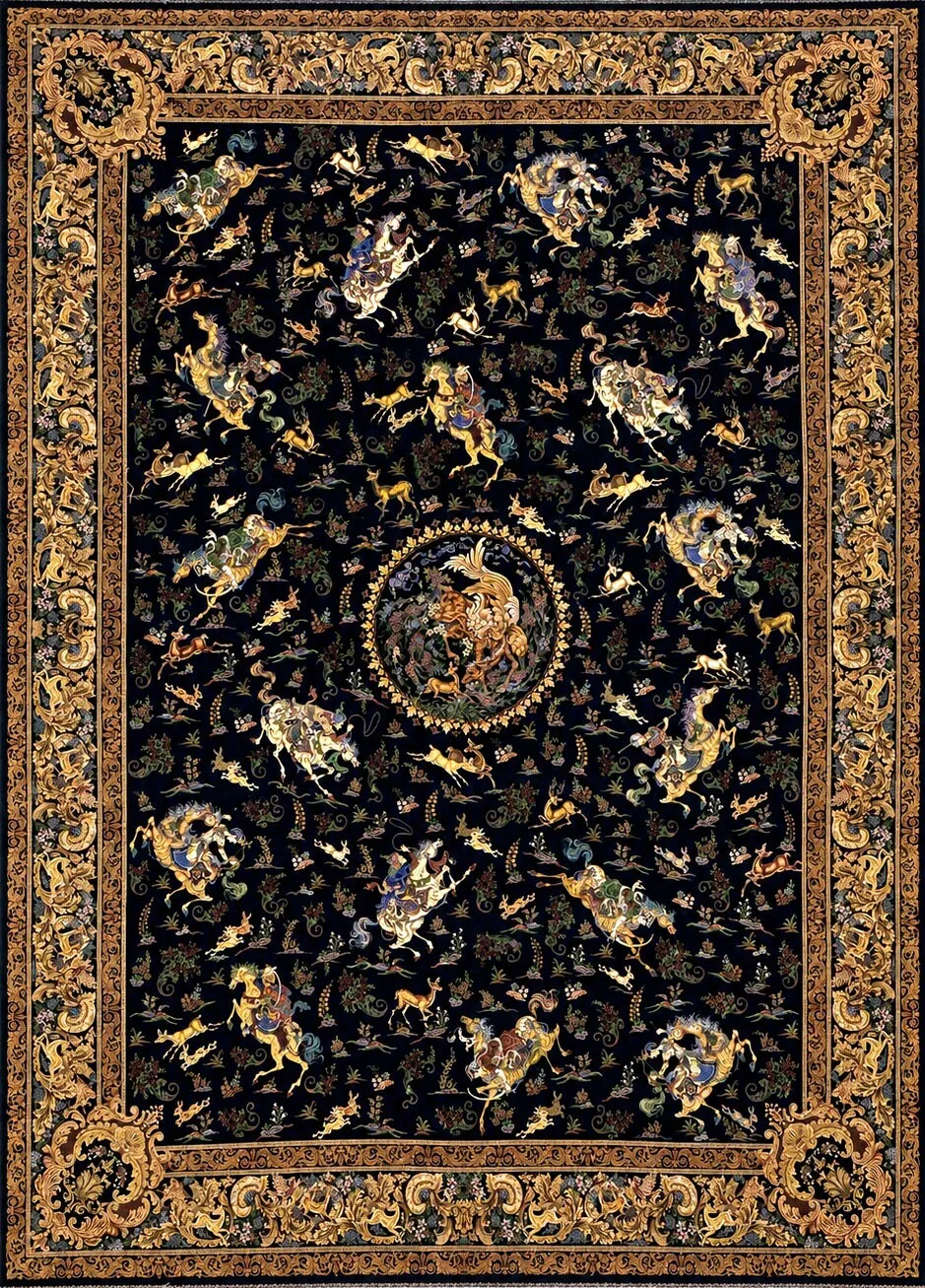 Ковер машинной работы Hunting