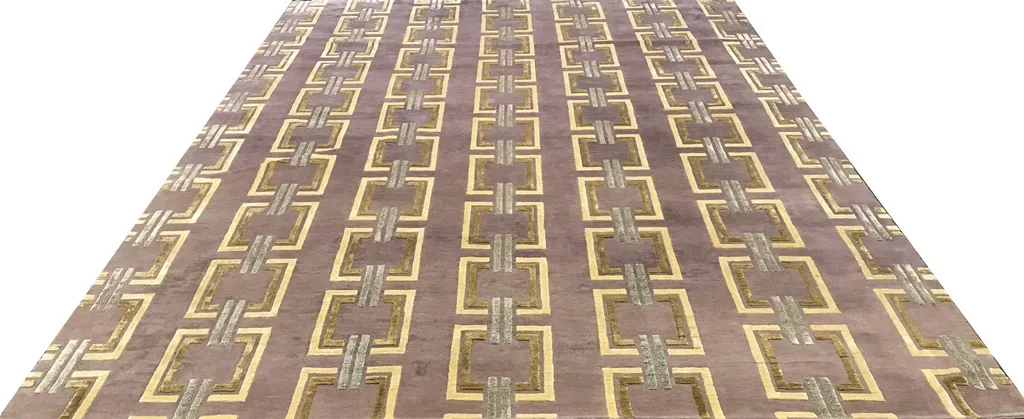 Ковер ручной работы Gold Chains