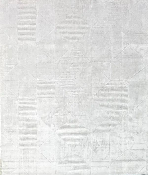 Ковер ручной работы Grayscale Design