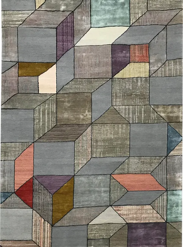 Ковер ручной работы Square Geometry
