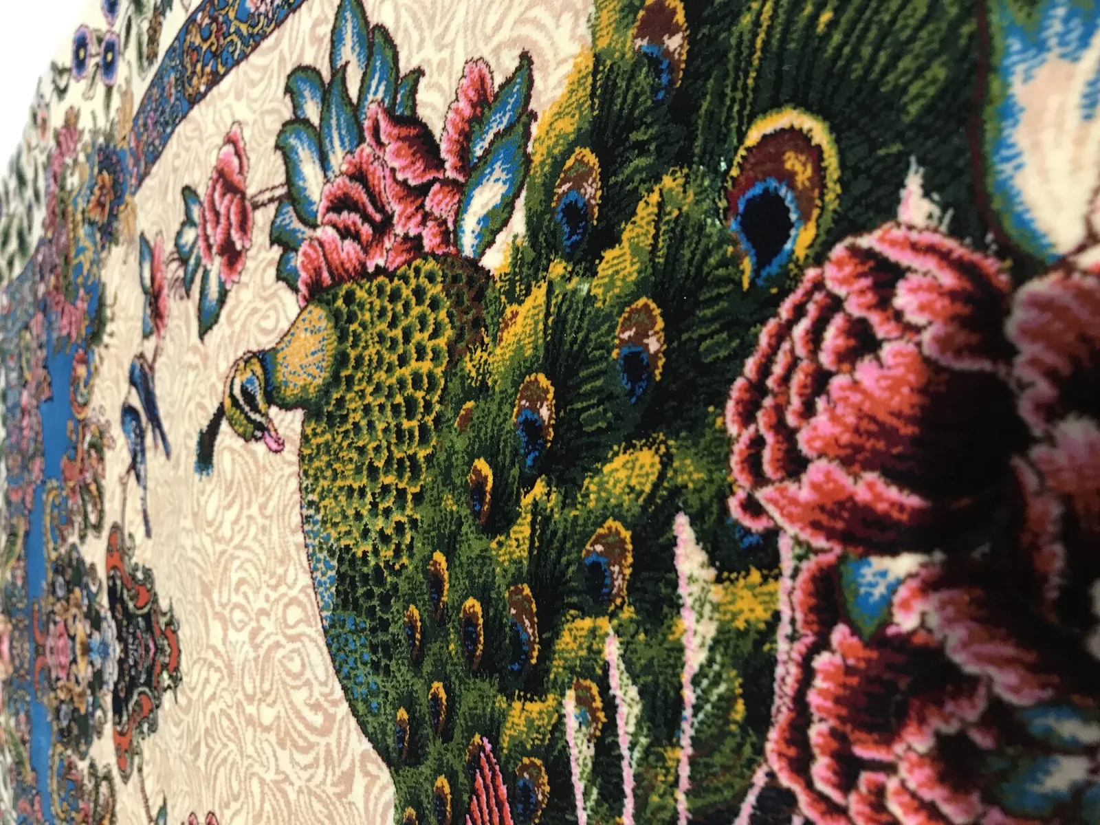 Ковер машинной работы Peacock Garden