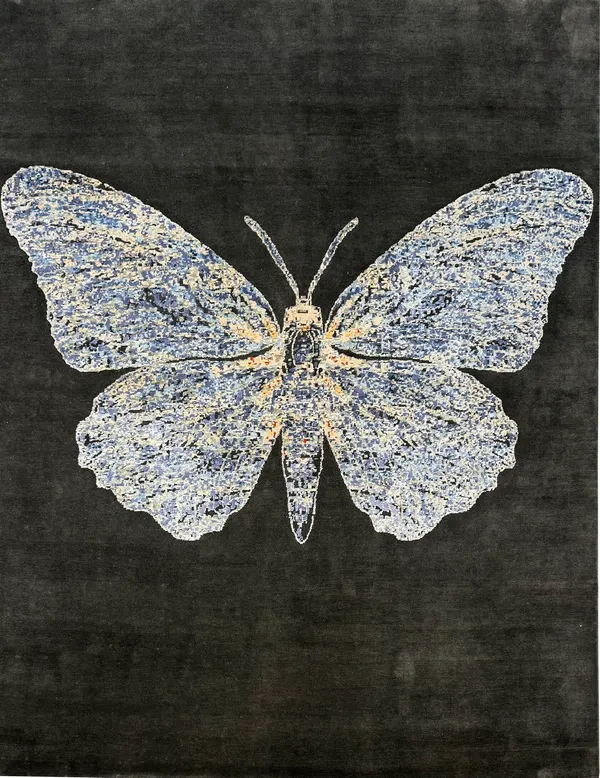 Ковер ручной работы Midnight Butterfly