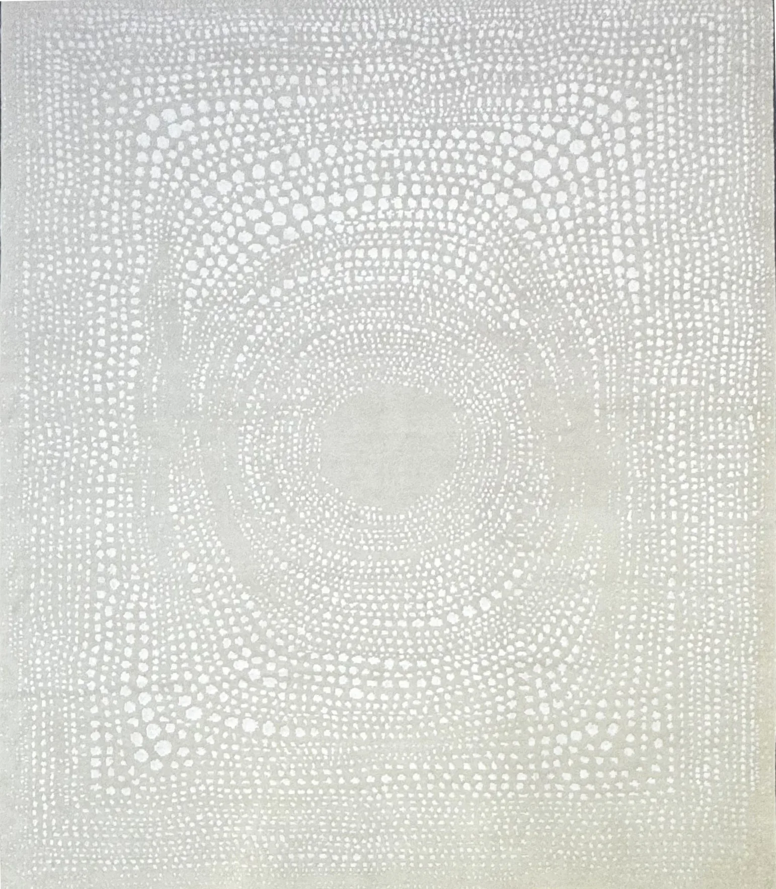 Ковер ручной работы White Dots Tasvira