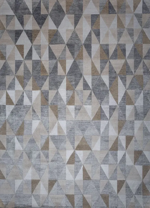Ковер ручной работы Lightweave Triangles