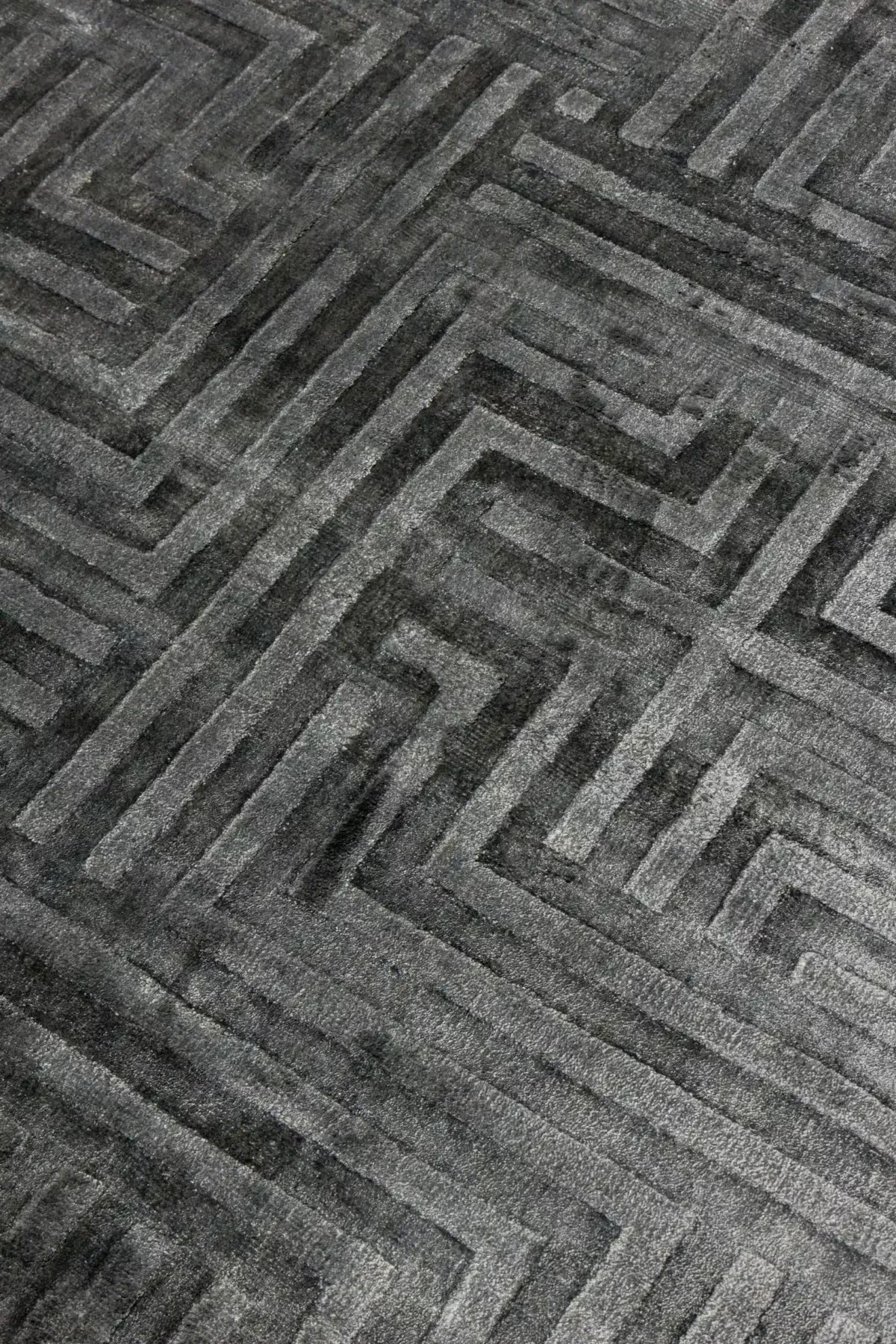 Ковер ручной работы Viscose Geometry