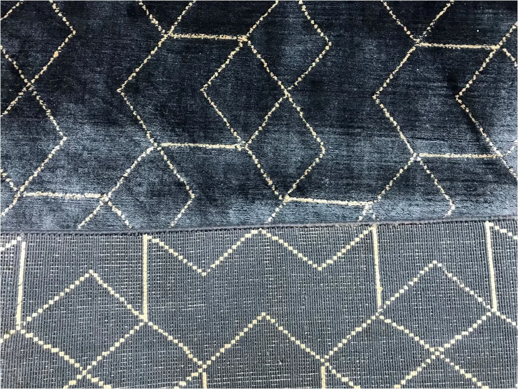 Ковер ручной работы Viscose Geometry